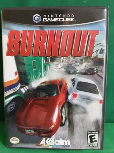 Burnout Nintendo GameCube CIB With Registration Card Tested