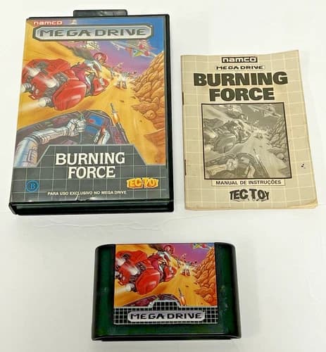 Burning Force - Sega Mega Drive - Tec Toy - CIB | TESTED | AUTHENTIC