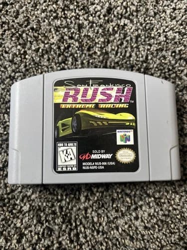 San Francisco Rush Extreme Racing Nintendo 64 N64, Authentic, Clean Tested