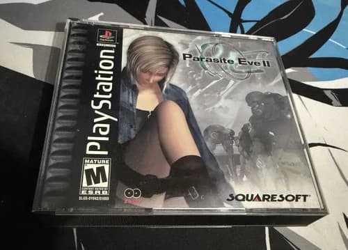 Parasite Eve II (PlayStation 1, PS1, 2000) Complete with Manual