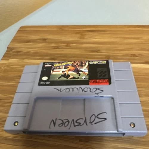 Capcom's Soccer Shootout - Super Nintendo, Capcom 1994 Cartridge ONLY