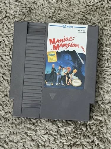 Maniac Mansion Cartridge Only (Nintendo NES, 1990) Tested Authentic