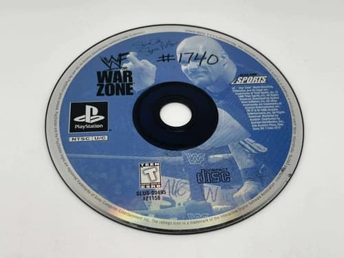 WWF War Zone ( Sony PlayStation 1, 1998 ) PS1 Disc Only TESTED