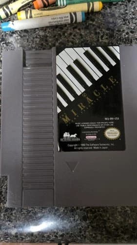 Miracle Piano Teaching System (Nintendo Entertainment System, 1990) GAME ONLY