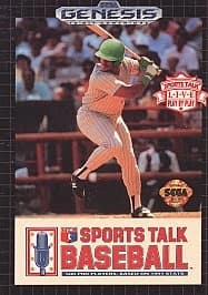 Sports Talk Baseball (Sega Genesis, 1992) Game Cartridge Only Tested & Works
