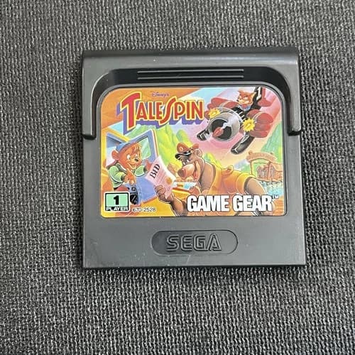 Disney Talespin Sega Game Gear 1993 Cartridge Only