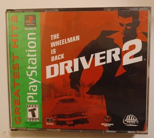 Driver 2 The Wheelman is Back (Sony PlayStation 1, 2000) PS1 Complete CIB Tested