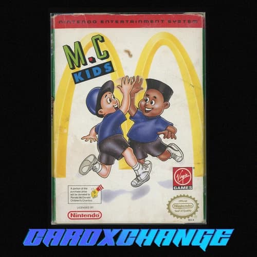 1992 Nintendo Entertainment System M.C Kids Complete