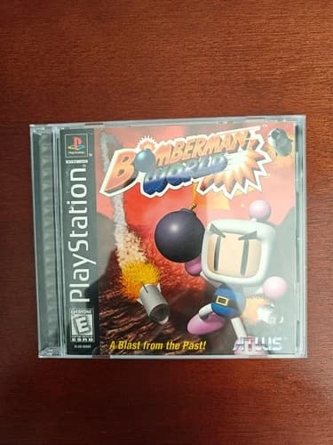 Bomberman World (Sony PlayStation 1, 1998) PS1 Complete!