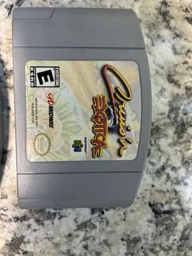 Midway Cruis'n Exotica Nintendo 64 N64 Racing Game E Rated NTSC-U/C