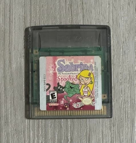 Sabrina The Animated Series Spooked Nintendo Game Boy Color