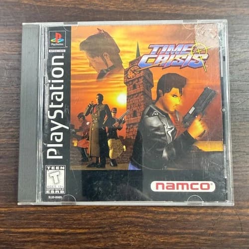 Time Crisis PS1 PlayStation - CIB - Complete w/ Manual - Tested