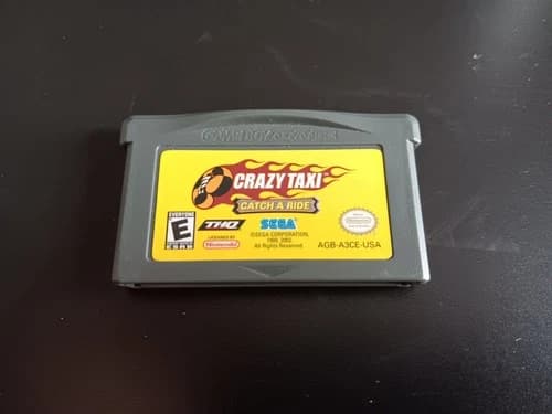 Crazy Taxi: Catch A Ride Nintendo Game Boy Advance Authentic Tested
