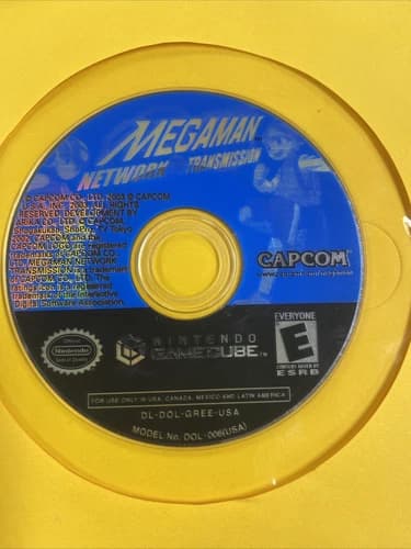 Mega Man Network Transmission (Nintendo GameCube, 2003) Tested, Works Great!
