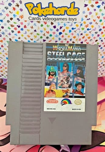 WWF WrestleMania Steel Cage Challenge - (NES, 1992) Cart Only