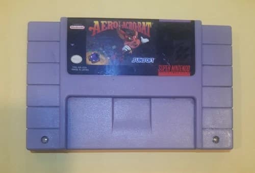 Aero the Acrobat Super Nintendo SNES Tested Authentic Works