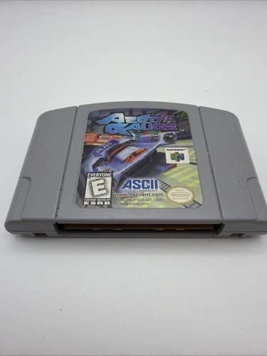 Aero Gauge (Nintendo 64 N64 1997) Authentic Cartridge Tested Working