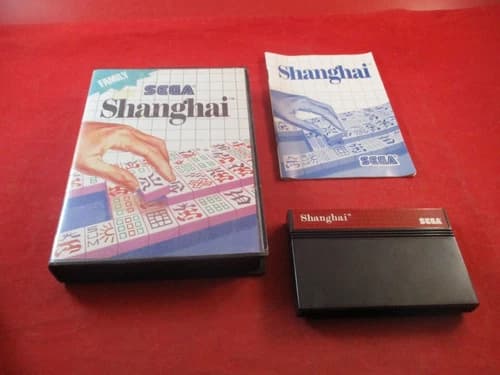 Shanghai (Sega Master System) COMPLETE w/ Box manual game WORKS! #W1