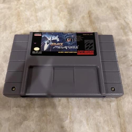 Space Megaforce for SNES . Super Nintendo. Rare Shooter.