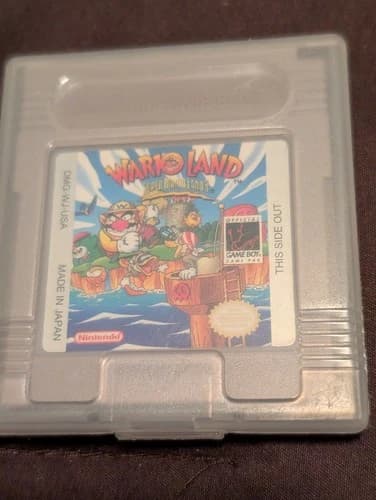 Super Mario Land 3 Wario Land Game Boy Cartridge Tested Working