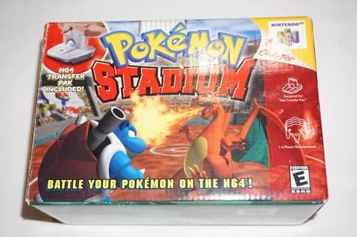 Pokemon Stadium 1 (Nintendo 64 N64) Complete in Box CIB Authentic