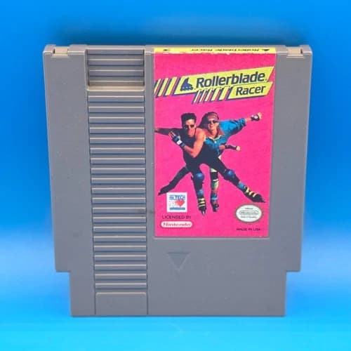 Rollerblade Racer (Nintendo NES, 1993) – Authentic Cartridge Tested & Working