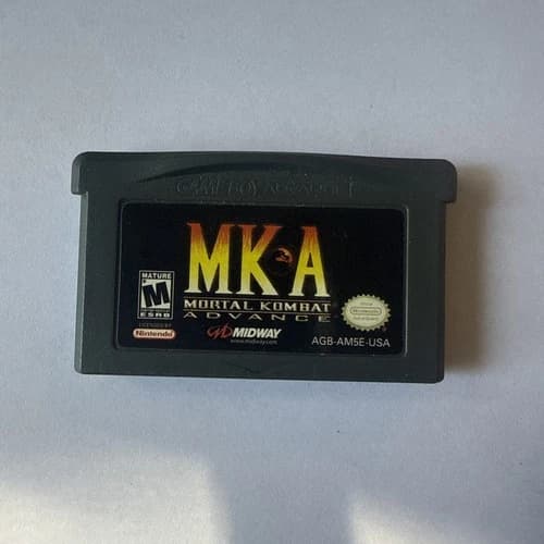 Mortal Kombat Advance Nintendo Game Boy Advance GBA Tested Working