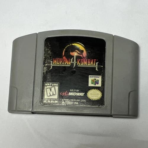 Midway Mortal Kombat 4 - Nintendo 64 N64, M-Mature, NTSC-U/C, Fighting