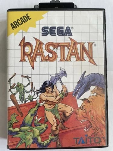 Rastan (Sega Master System) CIB Complete In Box With Manual Free Shipping