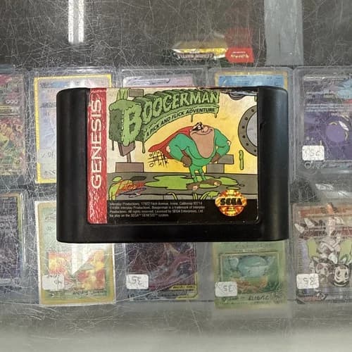 Boogerman A Pick and Flick Adventure (Sega Genesis, 1994) Free US Shipping.