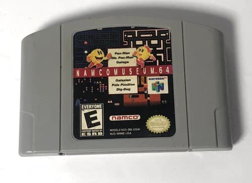 Namco Museum 64 (Nintendo 64, 1999) N64 OFFICIAL Cart Only TESTED