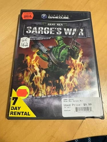 Army Men Sarge's War Nintendo Gamecube GC CIB Complete, tested,