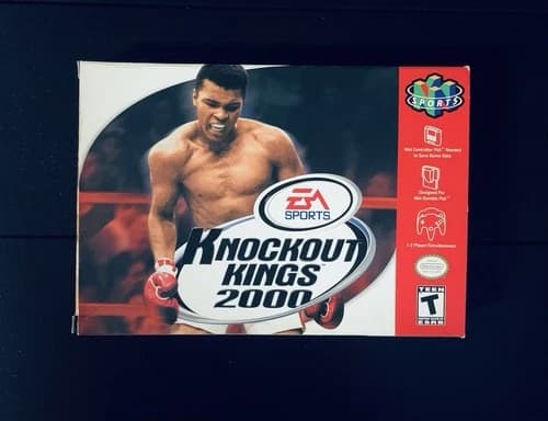 Knockout Kings 2000 Nintendo 64 N64 Complete In Box CIB Manual Inserts