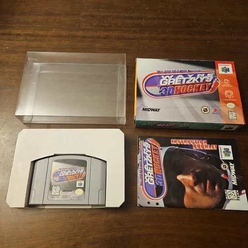 Wayne Gretzky's 3D Hockey (Nintendo 64, N64) - Complete CIB - Tested - Authentic
