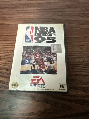 NBA Live 95 (Sega Genesis, 1994) CIB Complete w/Manual Basketball
