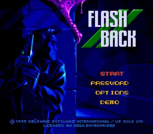 Flashback The Quest For Identity - Sega Genesis Game Only