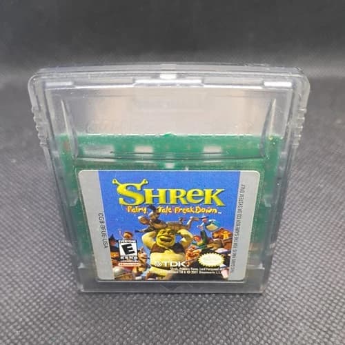 Shrek Fairy Tale Freakdown Nintendo Game Boy Color Cartridge Only Tested Working