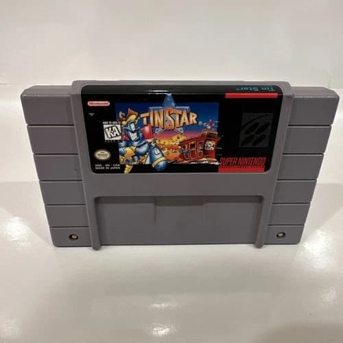 Tin Star Super Nintendo SNES. Authentic. Cleaned. Tested.