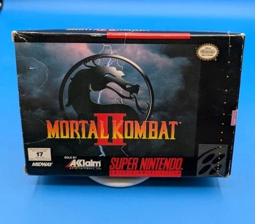 Mortal Kombat II 2 (Super Nintendo SNES) Complete in Box CIB, Tested, Rough Man