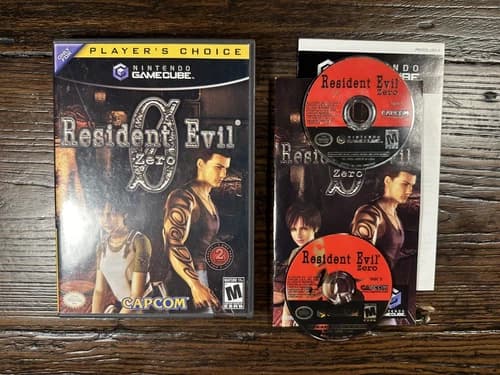 Resident Evil Zero (GameCube, 2002) Player’s Choice Edition CIB - Both Discs