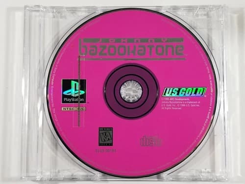 ¤ Johnny Bazookatone ¤ (Game Disc) Good! Sony Playstation 1 PS1 Authentic