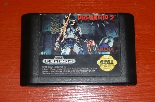 Predator 2 (Sega Genesis, 1992)-Cart Only