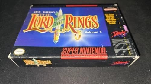 J. R. R. Tolkien's The Lord of the Rings Volume 1 Super Nintendo SNES EXMT CIB!