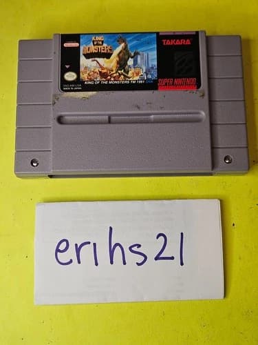 King of the Monsters (Super Nintendo game, 1992) SNES Cartridge Only