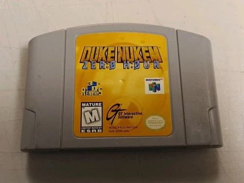 Duke Nukem Zero Hour Nintendo 64 N64 Game Cart Only Authentic Tested