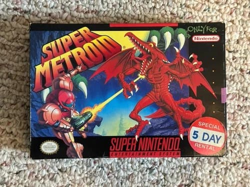 Super Metroid (Super Nintendo SNES) Complete in Box CIB