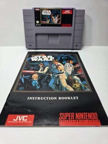 Super Star Wars for SNES Super Nintendo WORKING