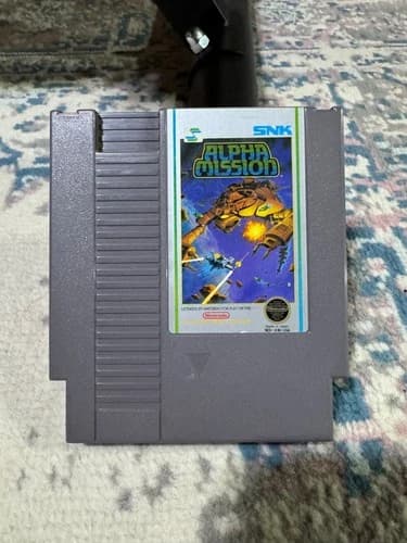 Alpha Mission (Nintendo Entertainment System, 1987) - Authentic - Cart Only