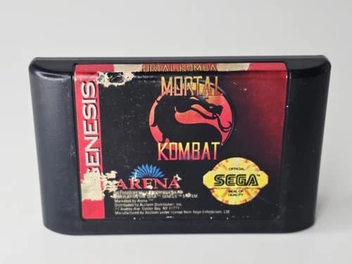 Sega Genesis - Mortal Kombat - Cartridge Only - Works