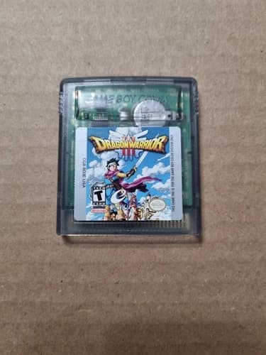 Dragon Warrior III 3 (Nintendo Game Boy Color, GBC, 2001) Cartridge Authentic